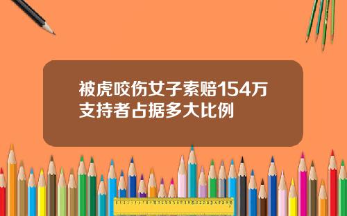 被虎咬伤女子索赔154万支持者占据多大比例