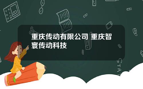 重庆传动有限公司 重庆智寰传动科技