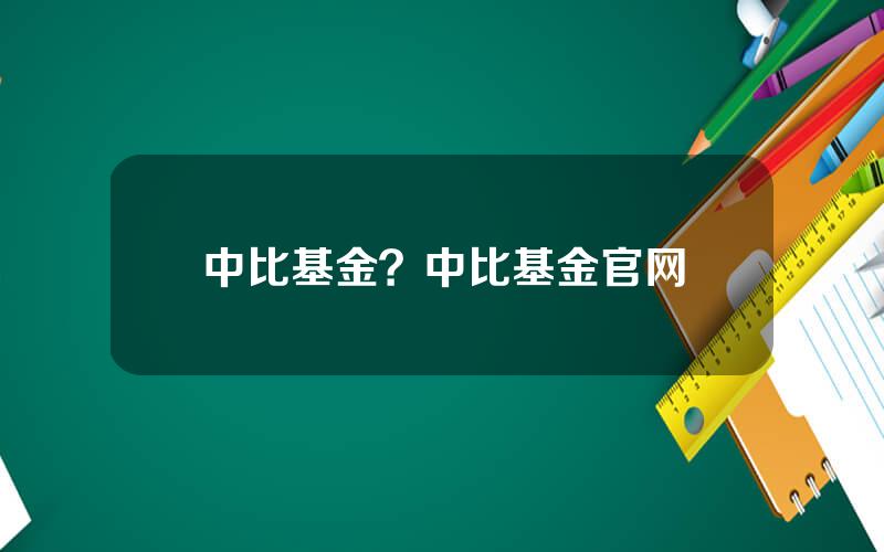 中比基金？中比基金官网